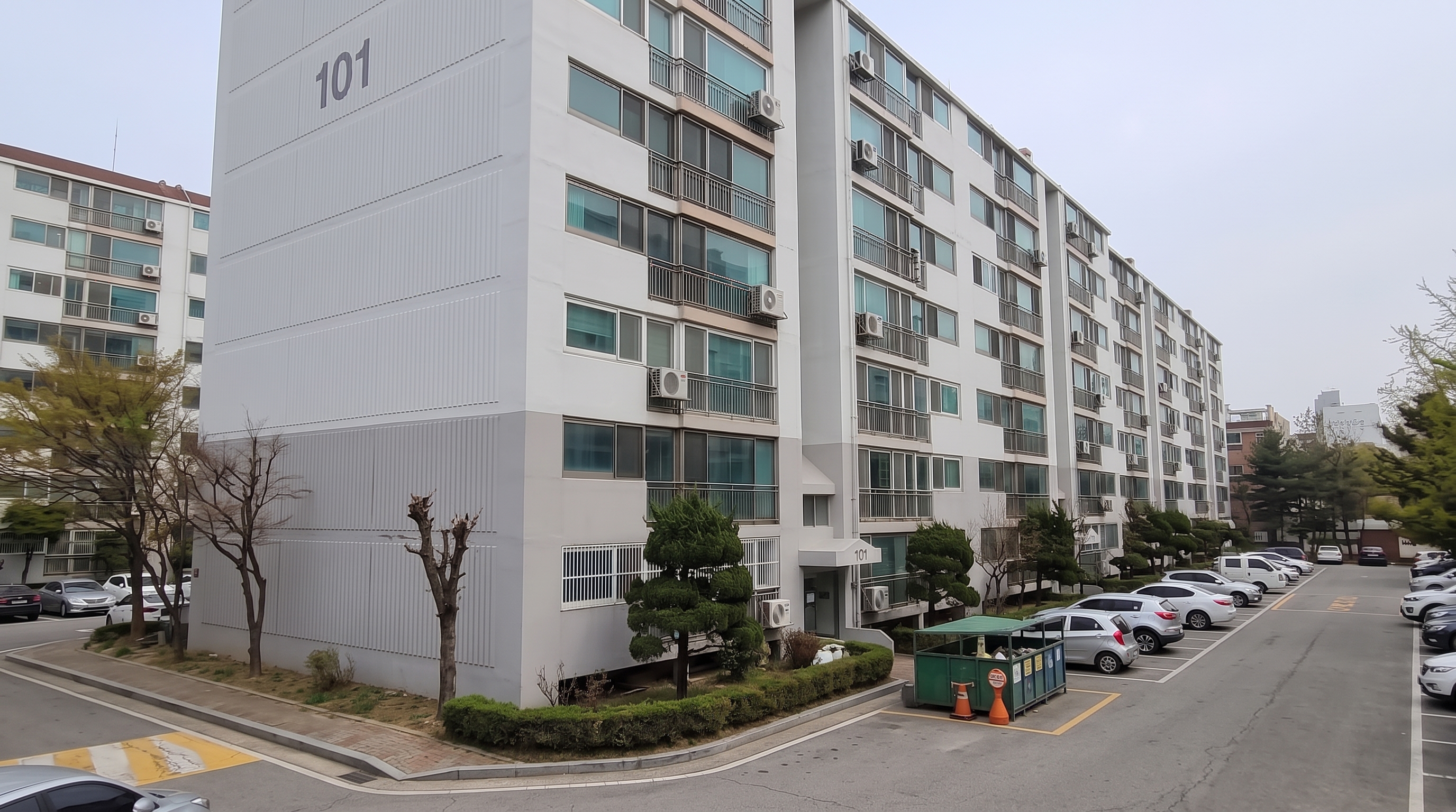 아파트 단지 외벽 방수 & 재도장